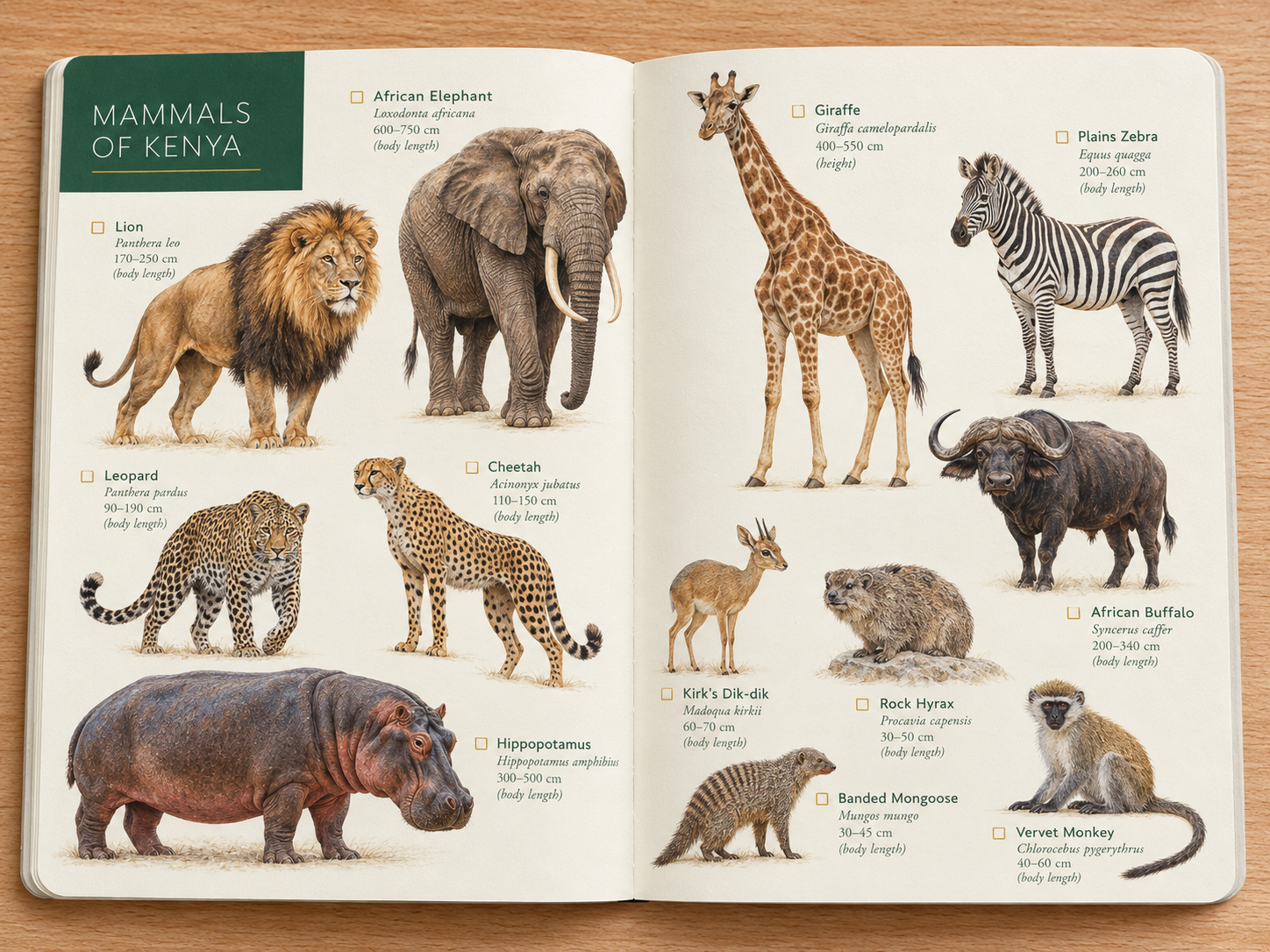 Mammals of Kenya Guide